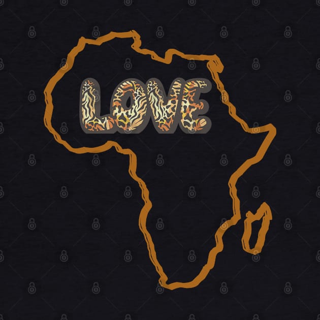 Africa Continent - brown LOVE by H.E.R.  World 